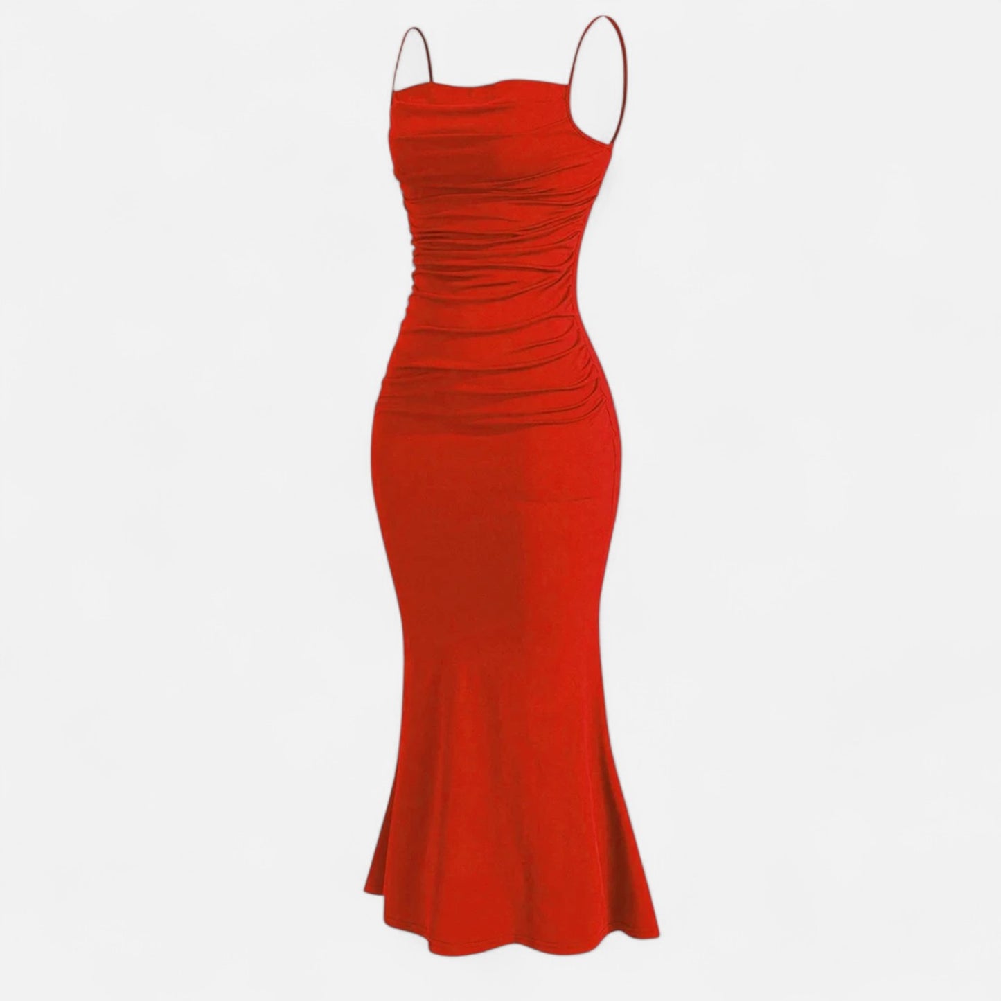 Élané | Robe Sans Manches Effet Satin pour Femme – Élégance Fluide, Allure Moderne