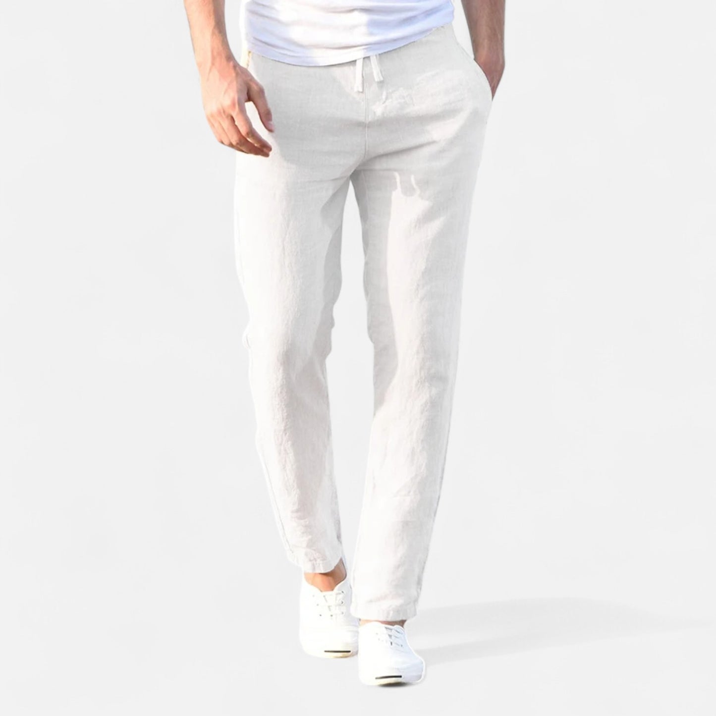 Élané | Pantalon Léger d'Été pour Homme – Élégance Décontractée, Fraîcheur Naturelle