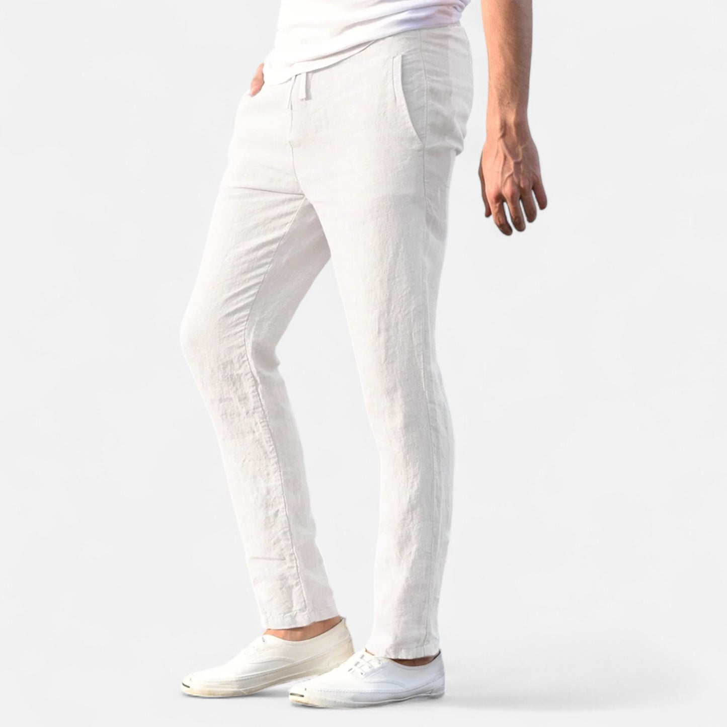 Élané | Pantalon Léger d'Été pour Homme – Élégance Décontractée, Fraîcheur Naturelle