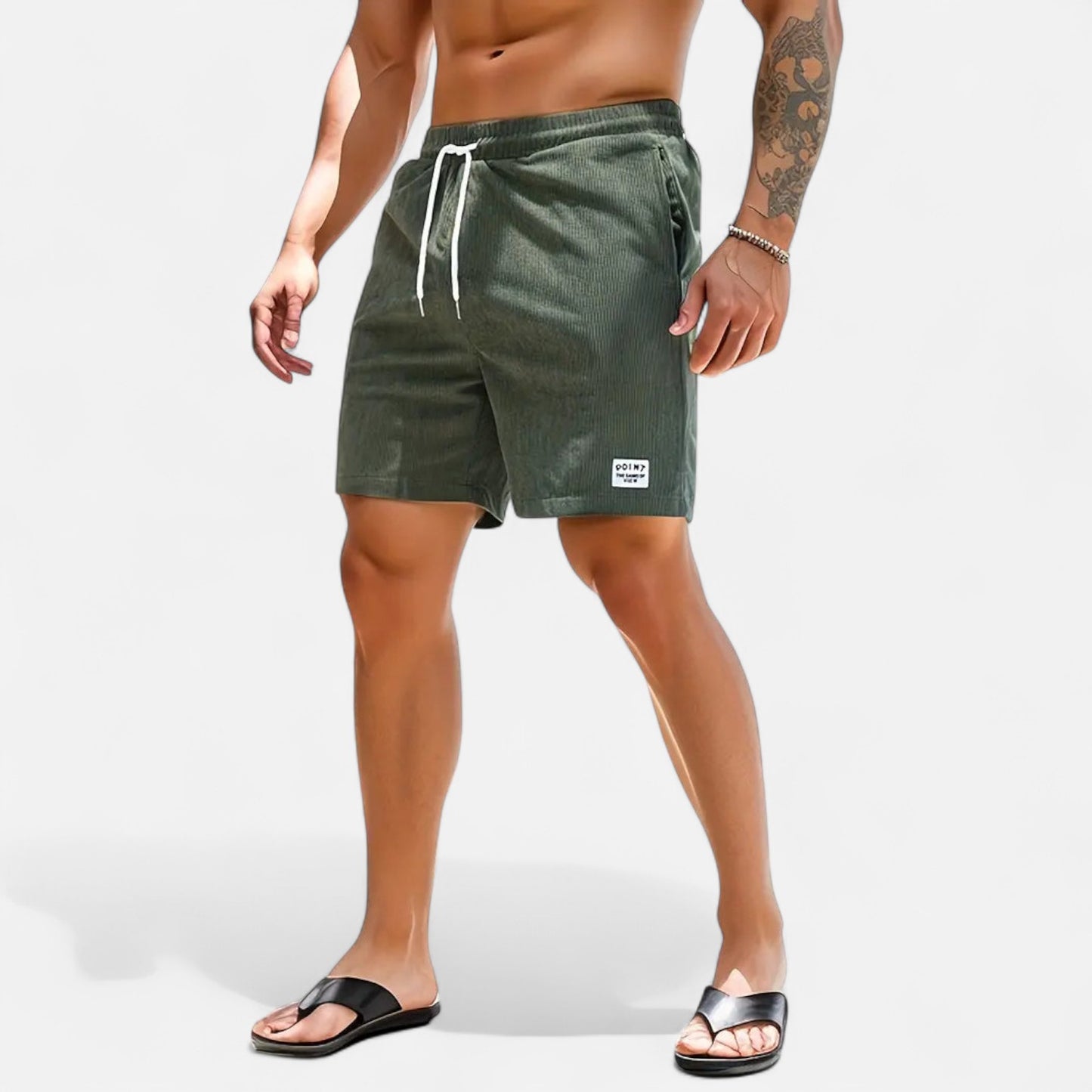 Élané | Short Léger pour Homme – Fraîcheur Estivale, Élégance Décontractée