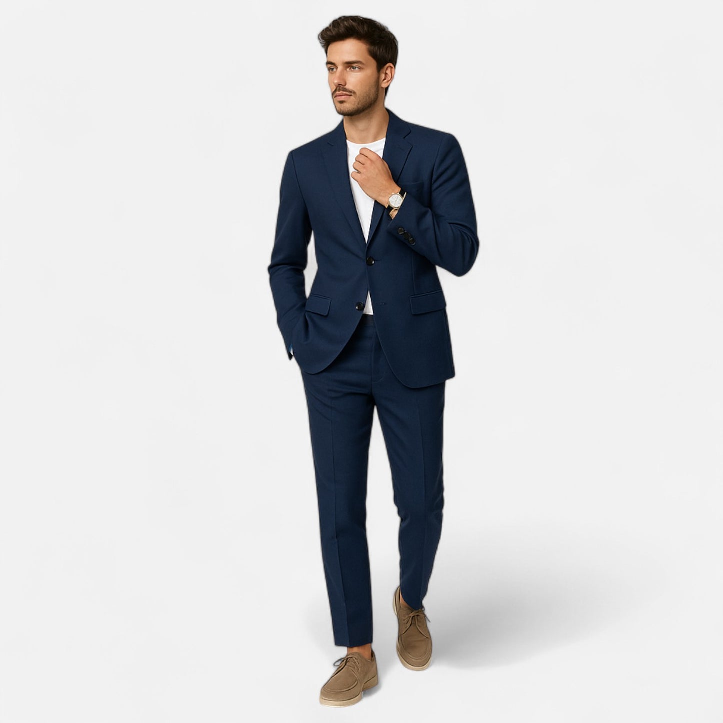 Élané | Chaussures Modernes en Suède à Lacets pour Homme – Élégance Contemporaine, Confort Quotidien
