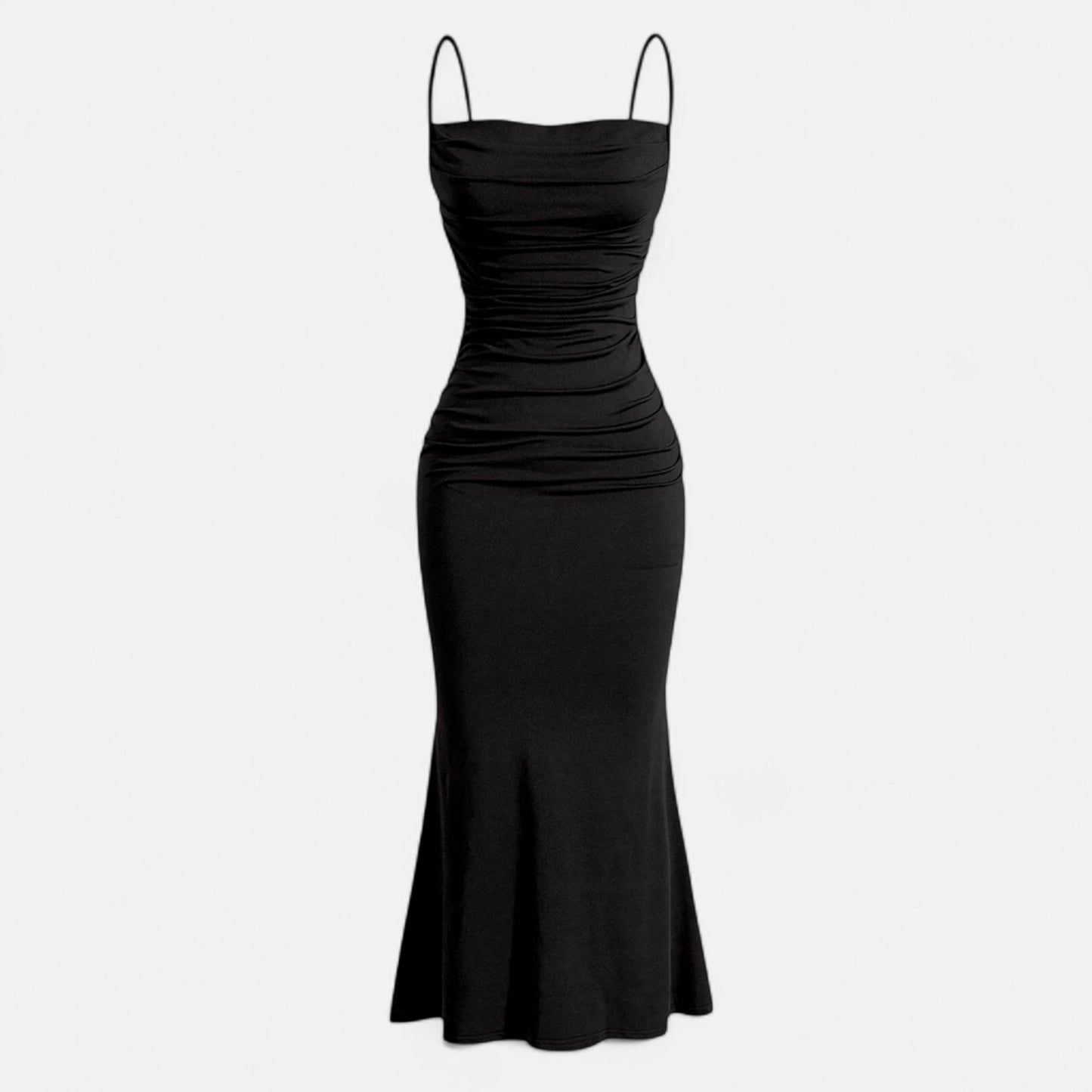 Élané | Robe Sans Manches Effet Satin pour Femme – Élégance Fluide, Allure Moderne