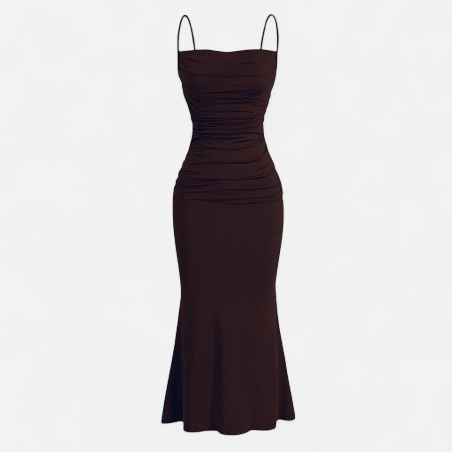 Élané | Robe Sans Manches Effet Satin pour Femme – Élégance Fluide, Allure Moderne