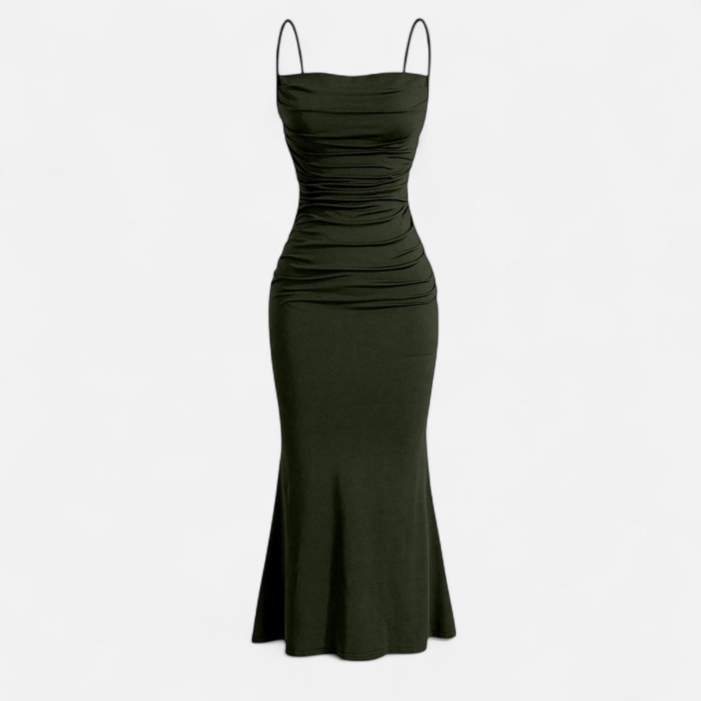 Élané | Robe Sans Manches Effet Satin pour Femme – Élégance Fluide, Allure Moderne
