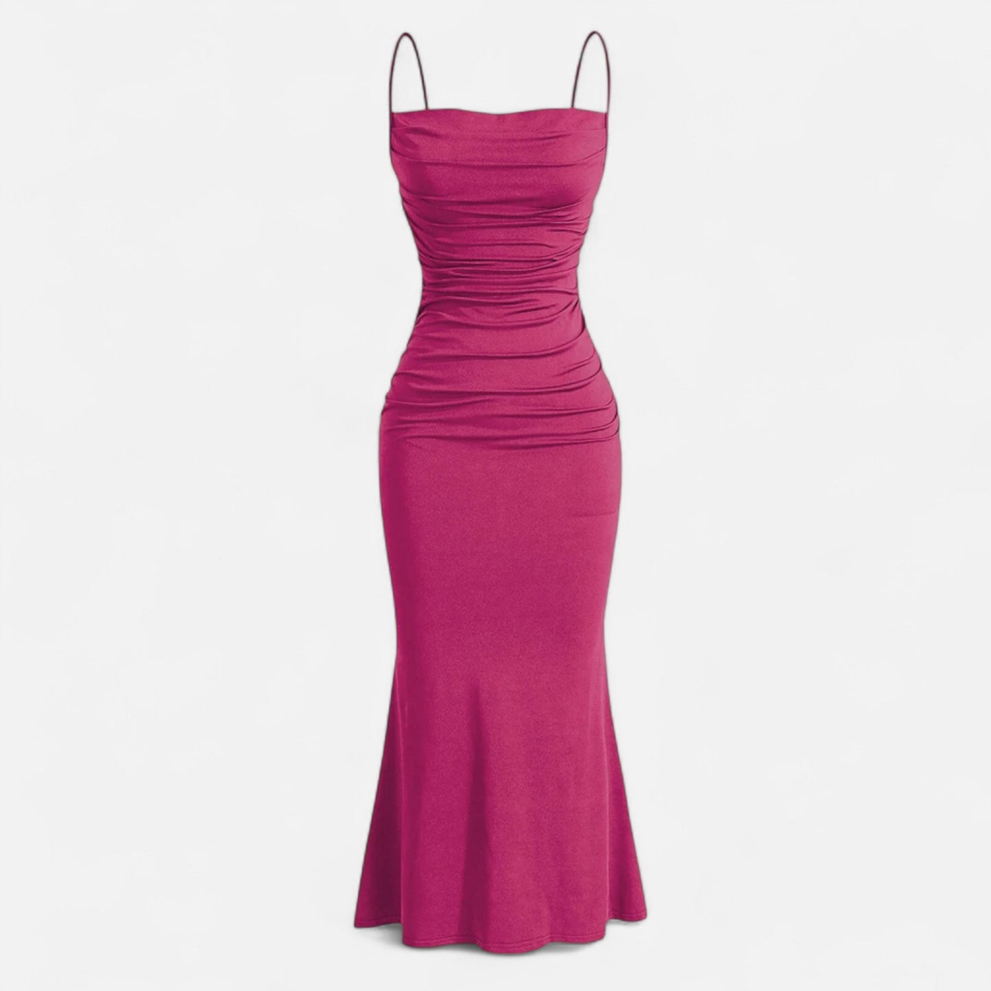 Élané | Robe Sans Manches Effet Satin pour Femme – Élégance Fluide, Allure Moderne