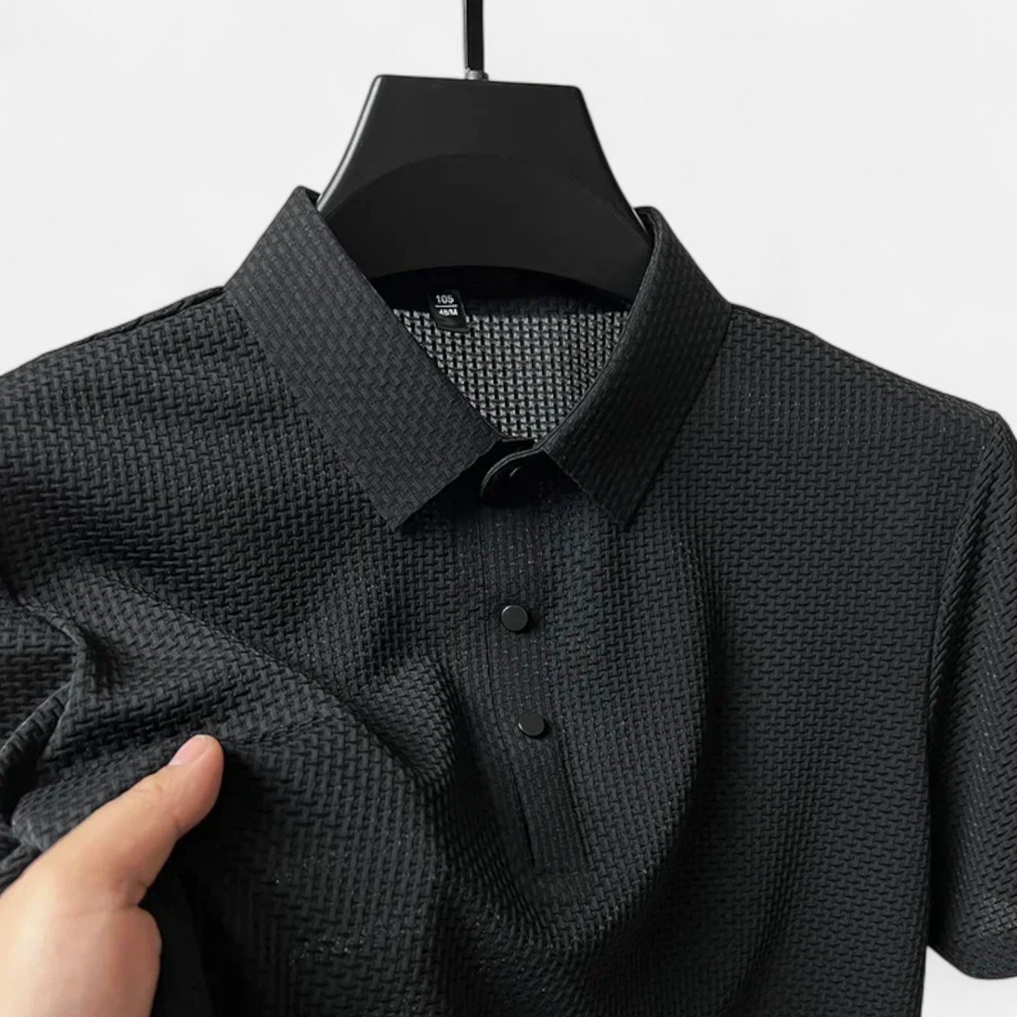 Élané | Polo Homme d'Affaires à Manches Courtes – Élégance Décontractée, Confort Estival