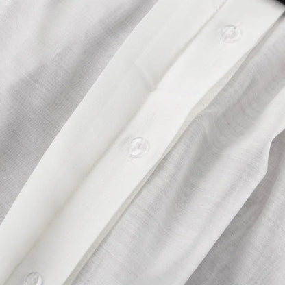 Élané | Chemise Fluide en Tulle pour Femme – Légèreté Aérienne, Élégance Moderne