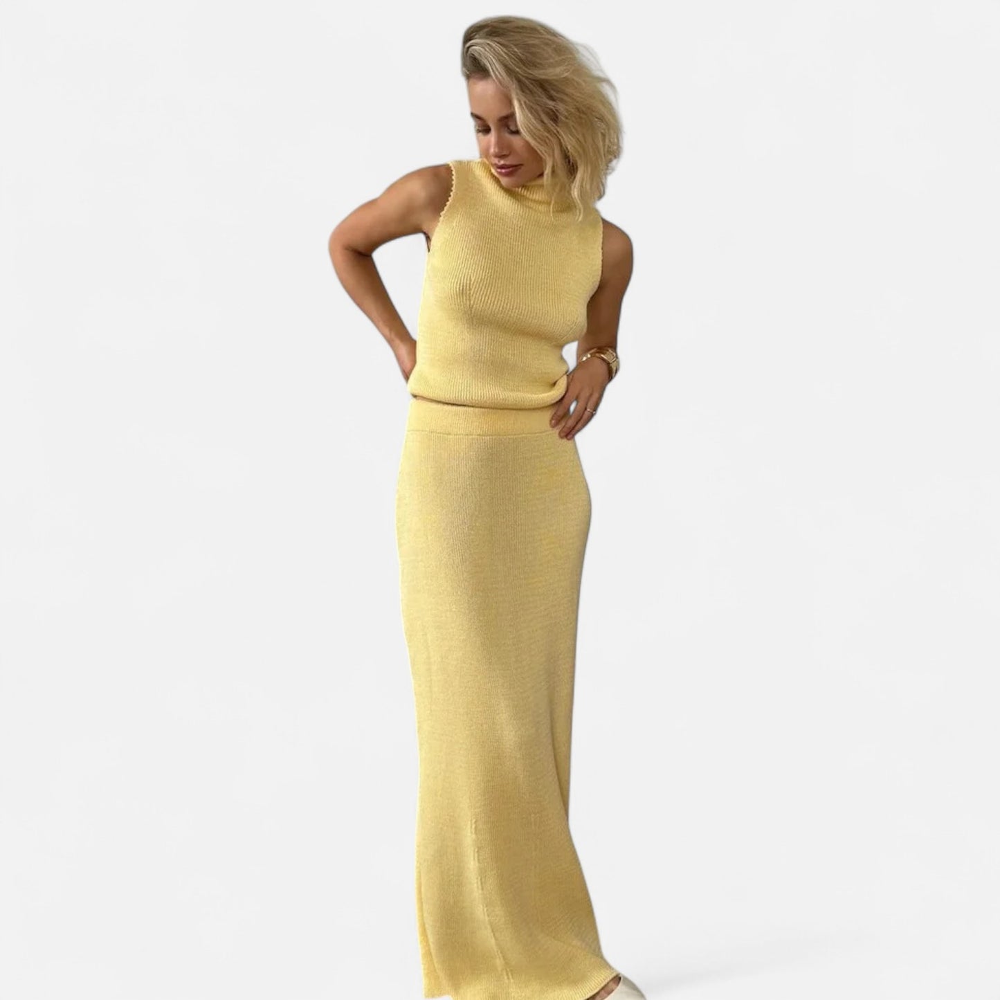 Élané | Ensemble Deux Pièces Élégant pour Femme – Sophistication Contemporaine, Charme Intemporel