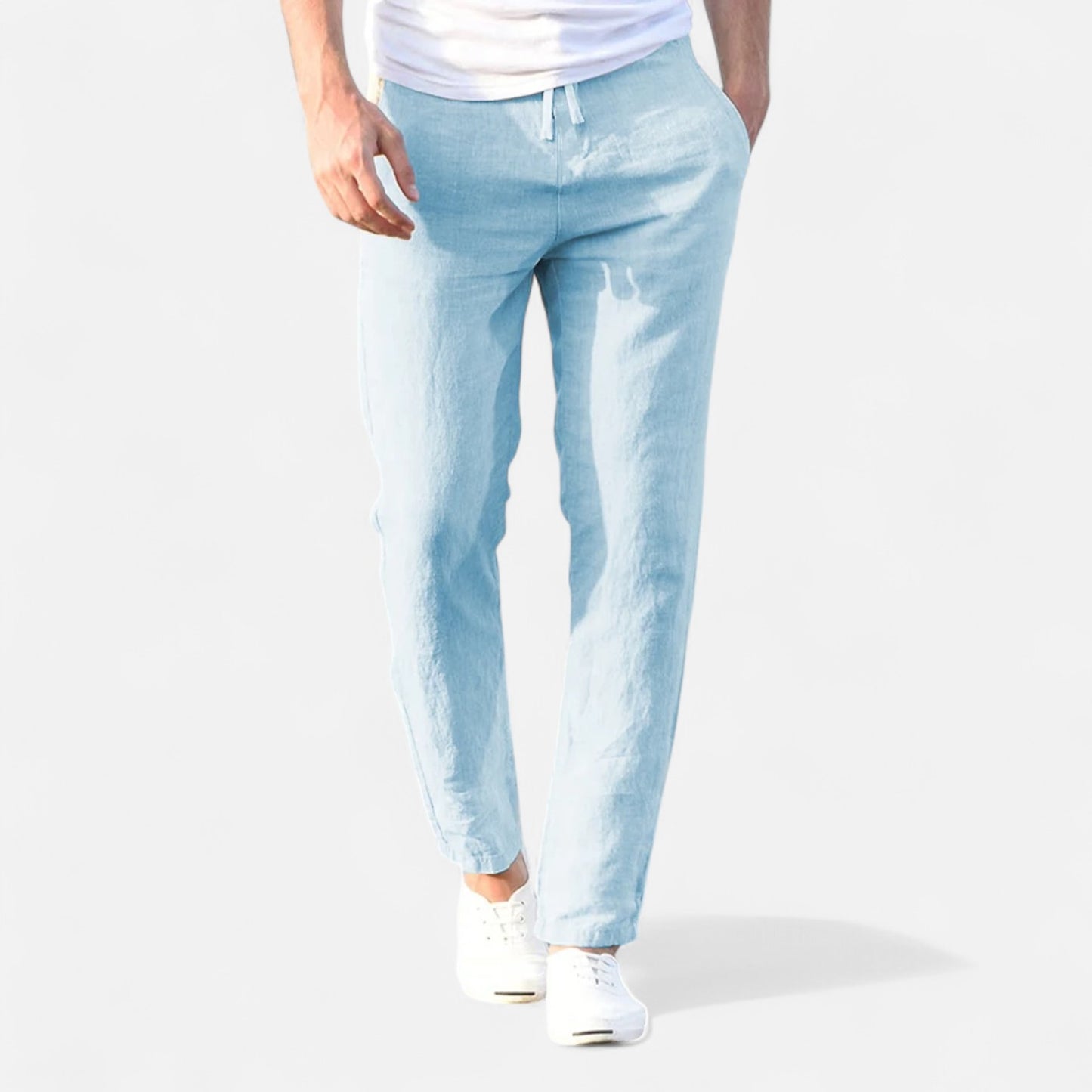 Élané | Pantalon Léger d'Été pour Homme – Élégance Décontractée, Fraîcheur Naturelle