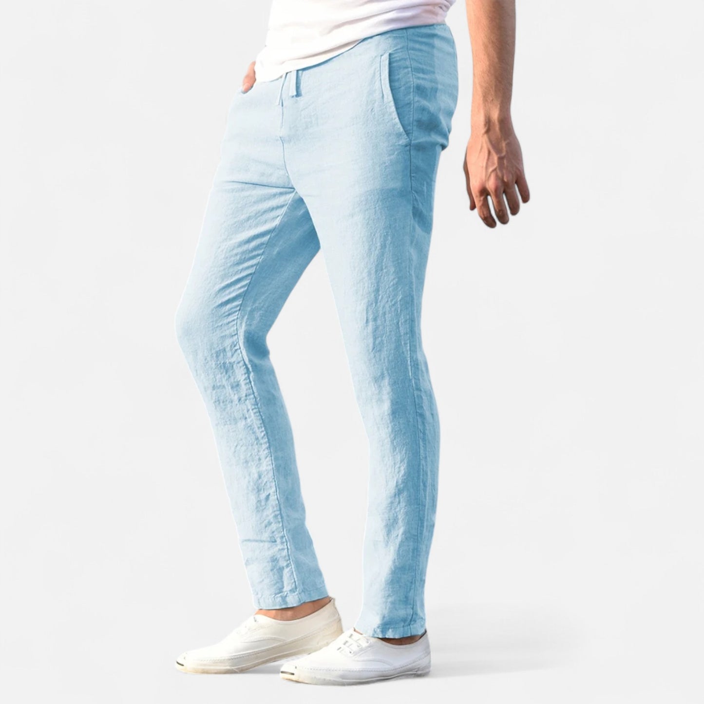 Élané | Pantalon Léger d'Été pour Homme – Élégance Décontractée, Fraîcheur Naturelle