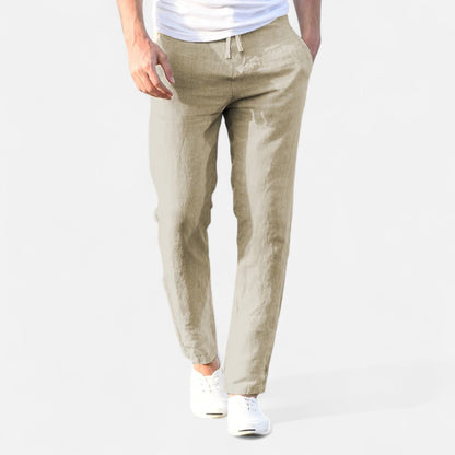 Élané | Pantalon Léger d'Été pour Homme – Élégance Décontractée, Fraîcheur Naturelle