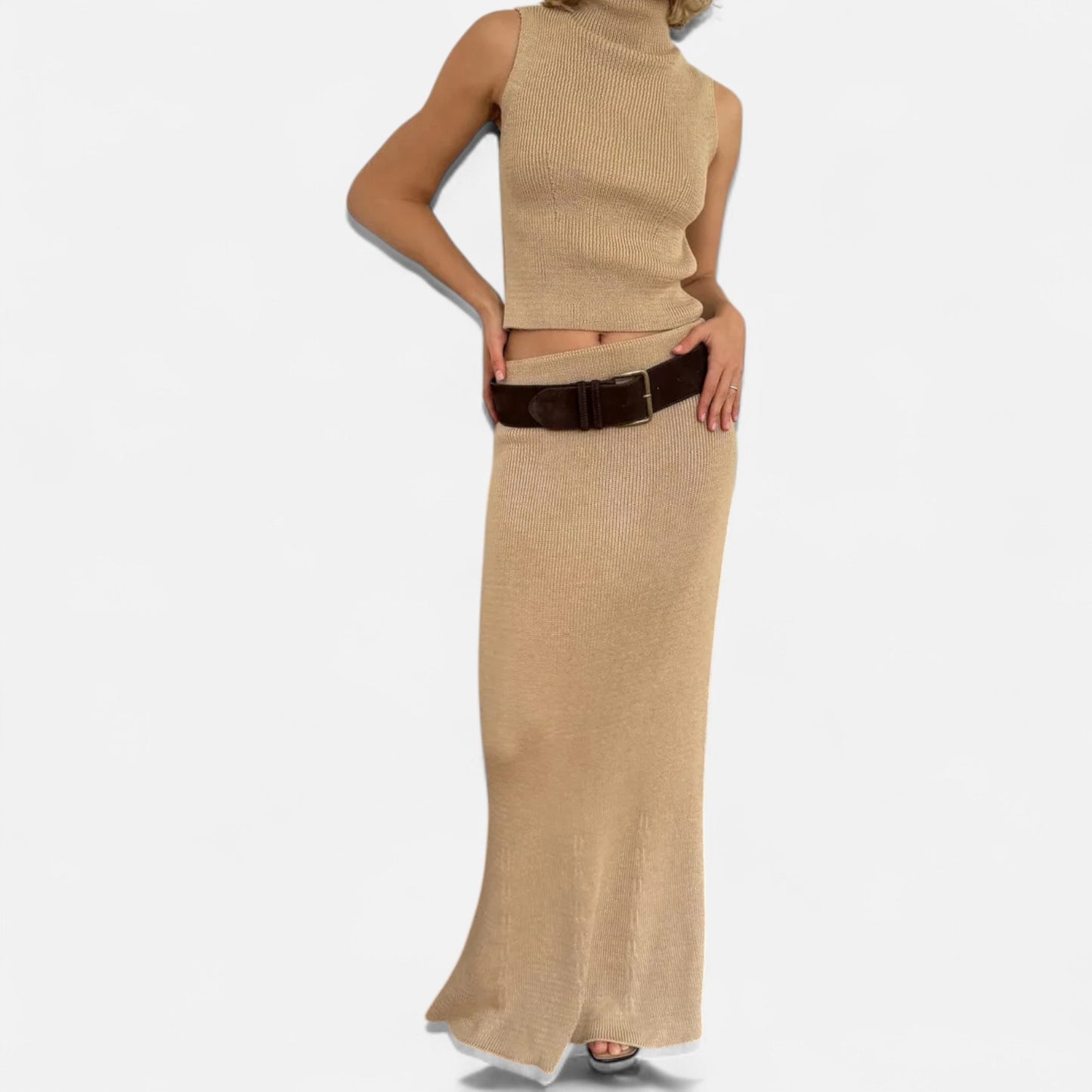 Élané | Ensemble Deux Pièces Élégant pour Femme – Sophistication Contemporaine, Charme Intemporel