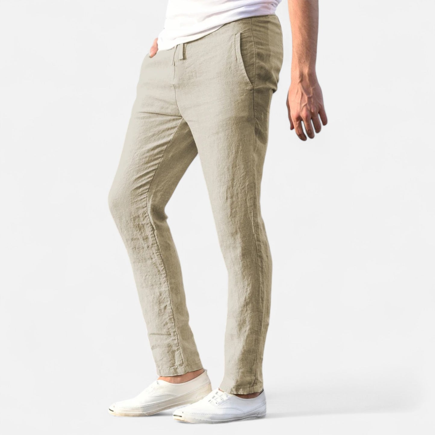Élané | Pantalon Léger d'Été pour Homme – Élégance Décontractée, Fraîcheur Naturelle