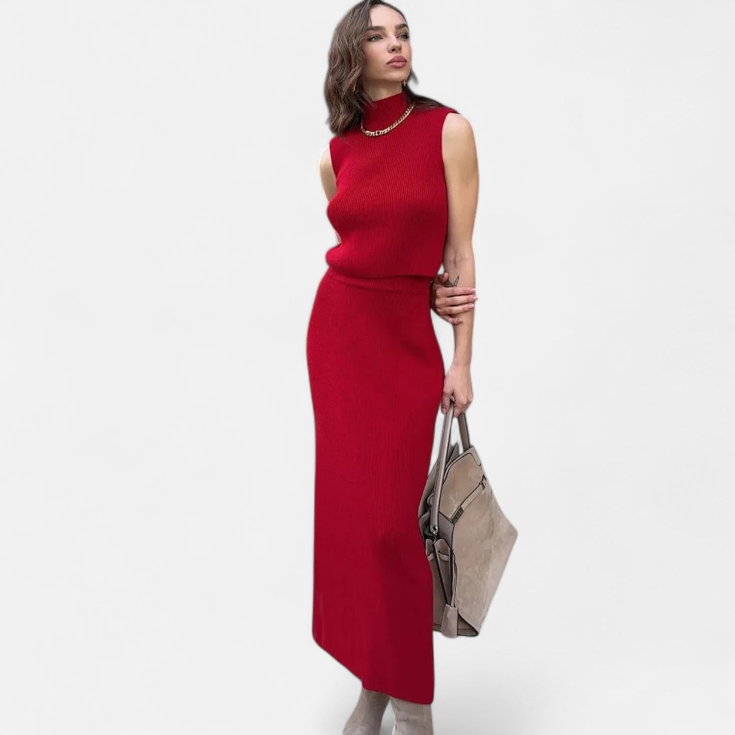 Élané | Ensemble Deux Pièces Élégant pour Femme – Sophistication Contemporaine, Charme Intemporel