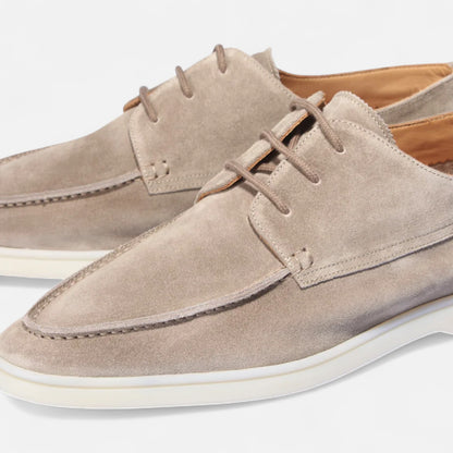 Élané | Chaussures Modernes en Suède à Lacets pour Homme – Élégance Contemporaine, Confort Quotidien