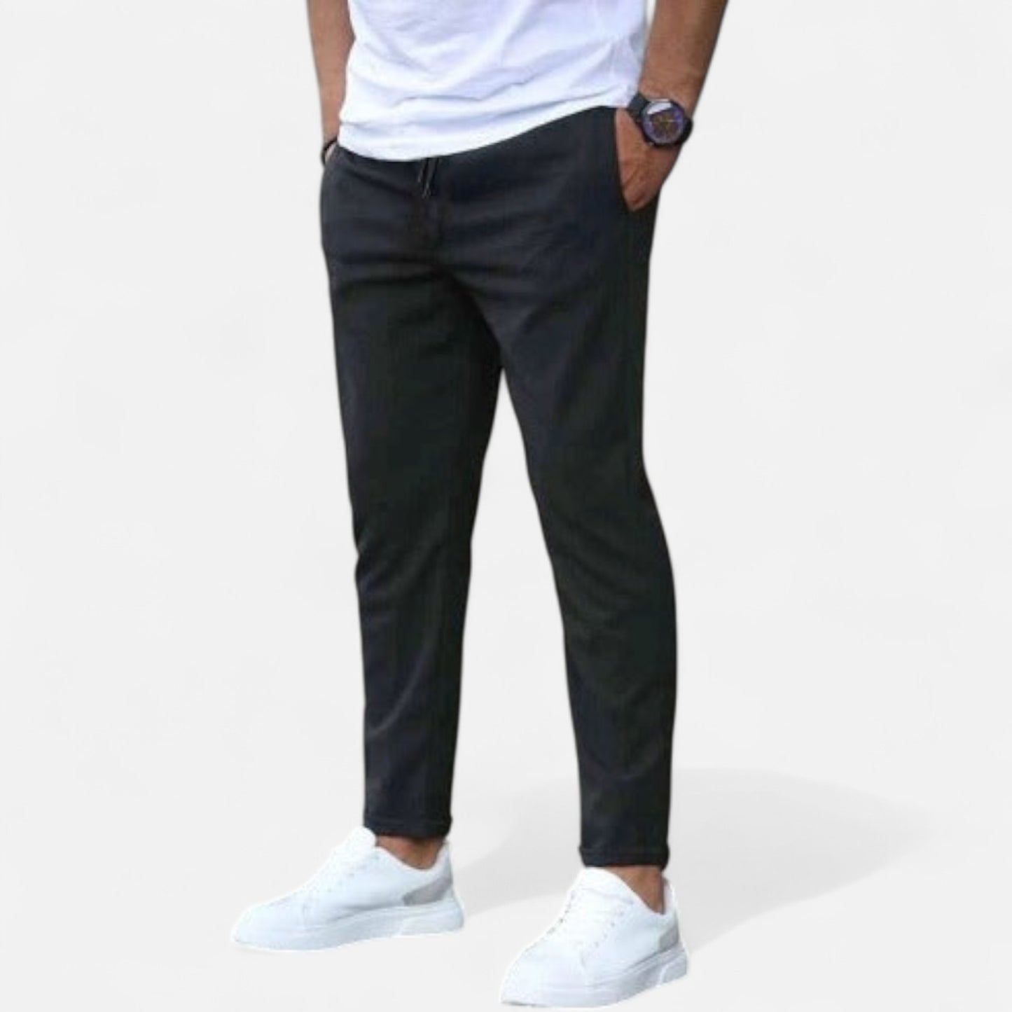 Élané | Pantalon Jogger Ajusté pour Homme – Élégance Athlétique, Confort Quotidien
