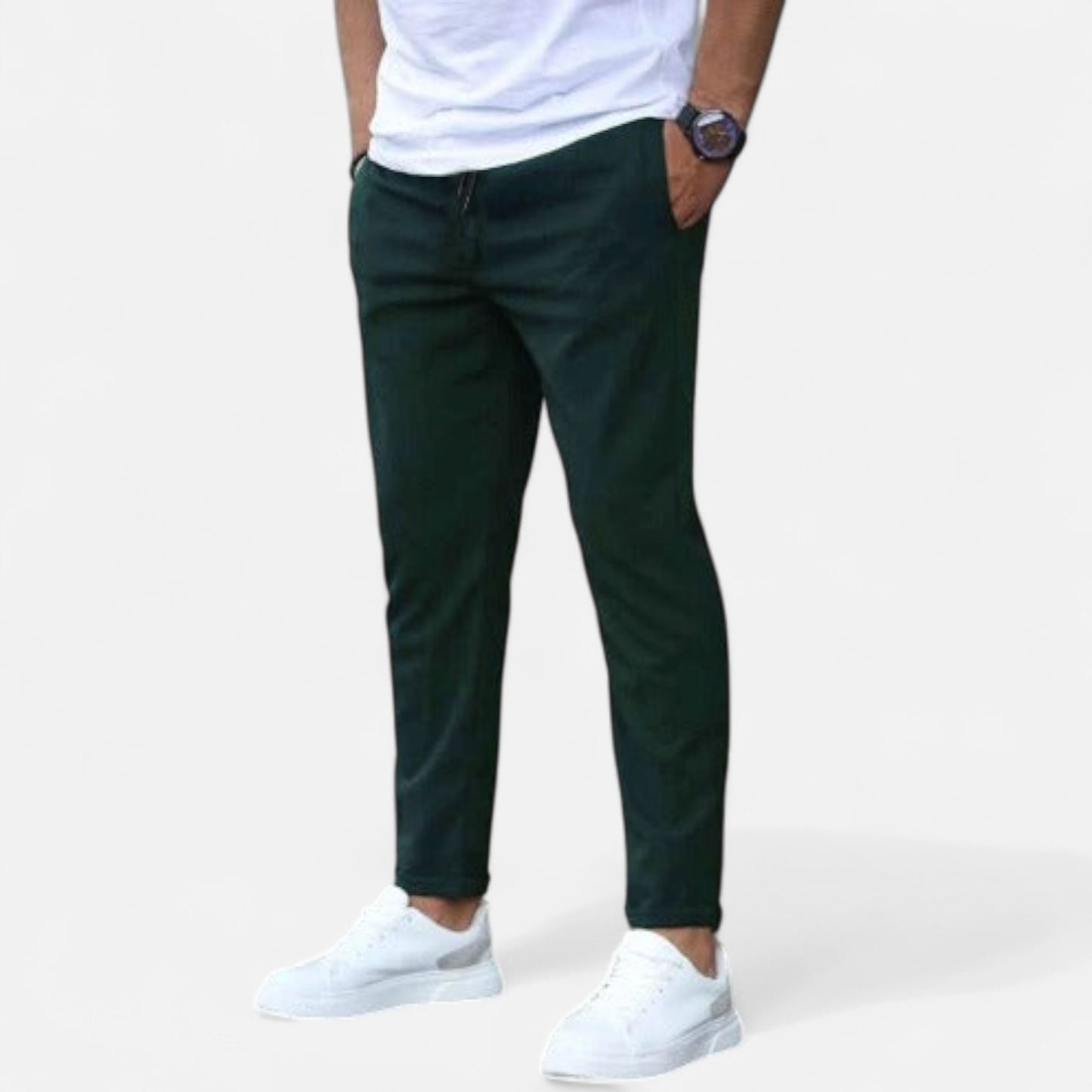 Élané | Pantalon Jogger Ajusté pour Homme – Élégance Athlétique, Confort Quotidien