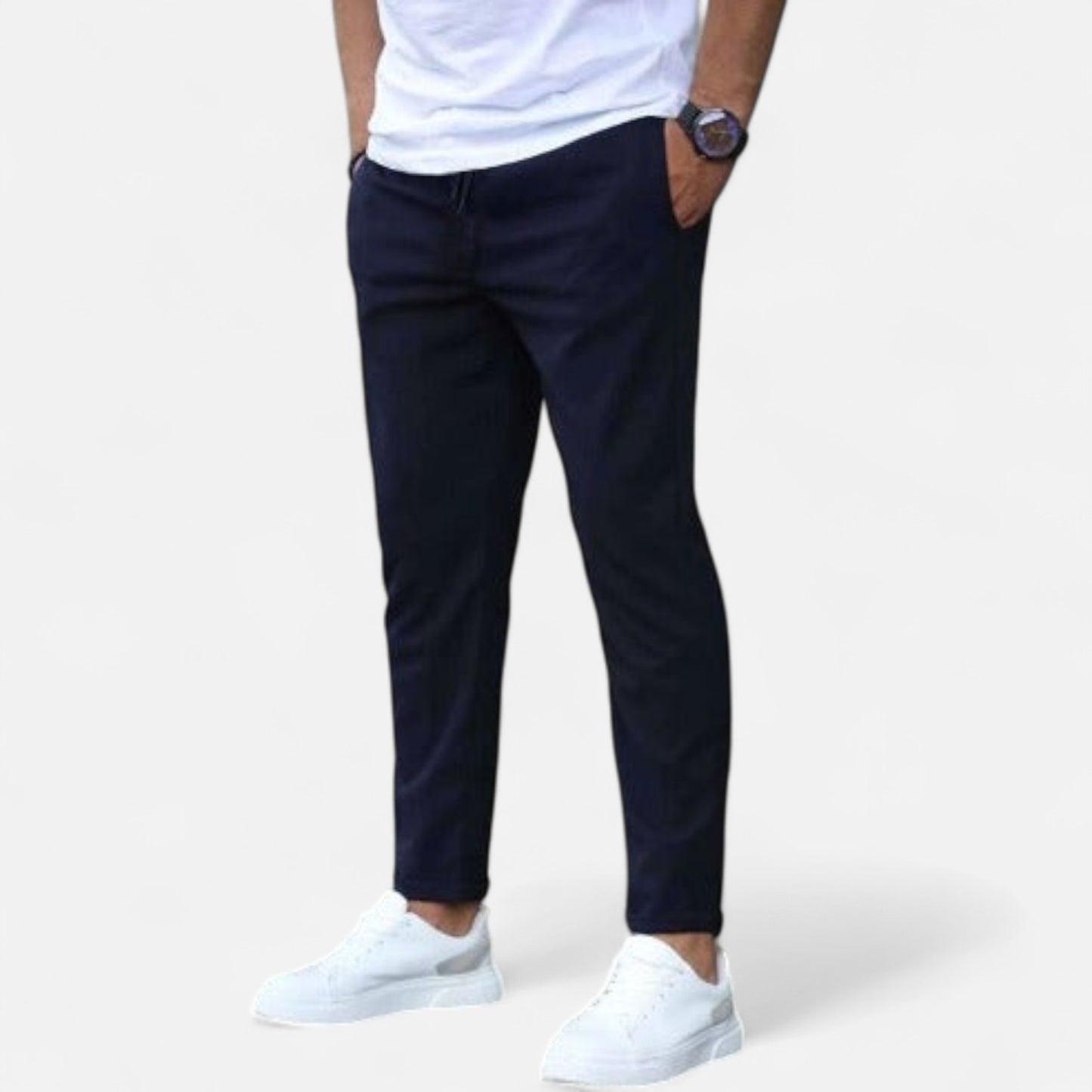 Élané | Pantalon Jogger Ajusté pour Homme – Élégance Athlétique, Confort Quotidien