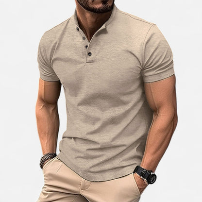 Élané | Polo Moulant à Manches Courtes pour Homme – Silhouette Sculptée, Élégance Active