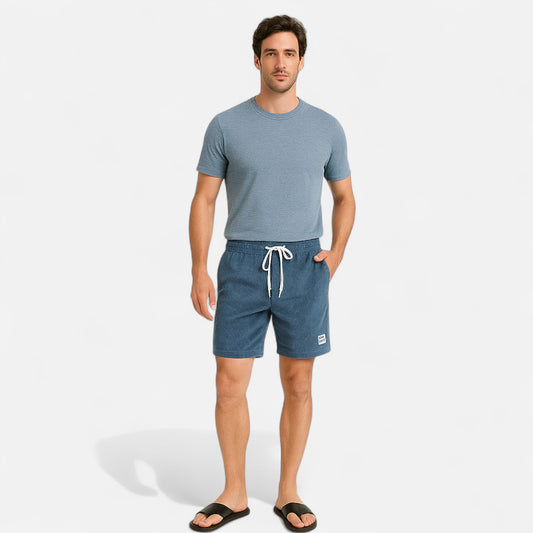 Élané | Short Léger pour Homme – Fraîcheur Estivale, Élégance Décontractée
