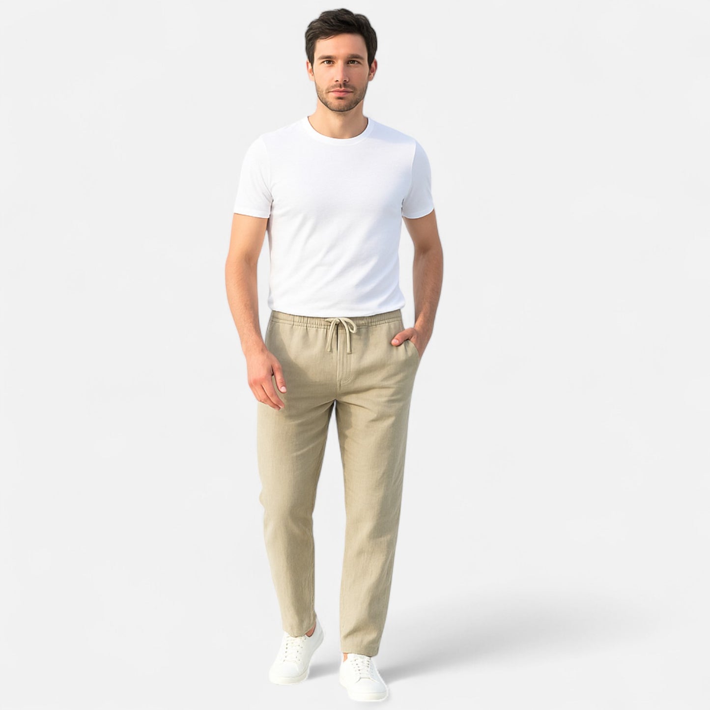 Élané | Pantalon Léger d'Été pour Homme – Élégance Décontractée, Fraîcheur Naturelle