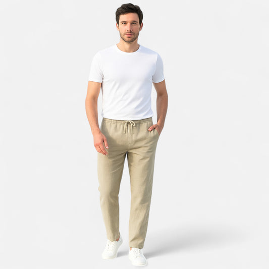 Élané | Pantalon Léger d'Été pour Homme – Élégance Décontractée, Fraîcheur Naturelle