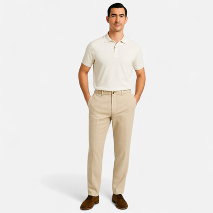 Élané | Pantalon Ajusté Décontracté pour Homme – Élégance Moderne, Confort Quotidien