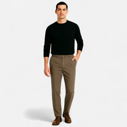 Élané | Pantalon Ajusté Décontracté pour Homme – Élégance Moderne, Confort Quotidien