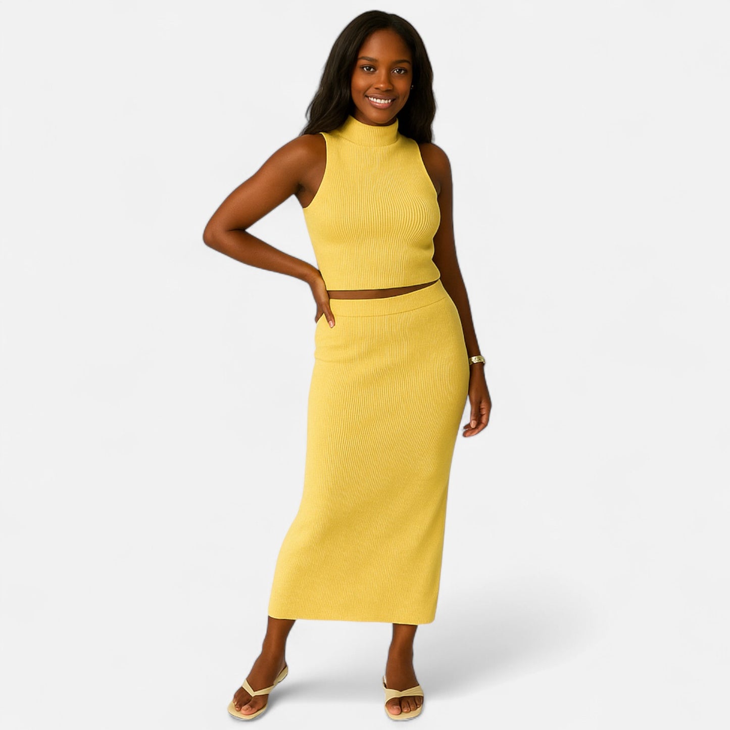 Élané | Ensemble Deux Pièces Élégant pour Femme – Sophistication Contemporaine, Charme Intemporel