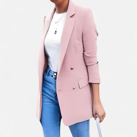 Élané | Blazer Croisé pour Femme à Double Boutonnage – Élégance Structurée, Polyvalence Intemporelle