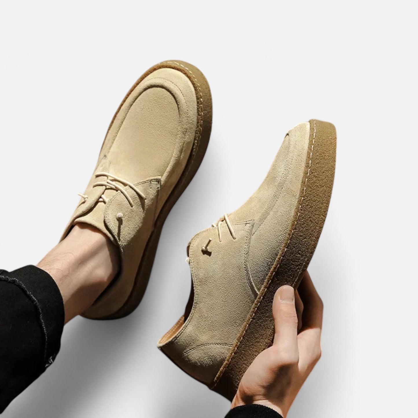 Élané | Chaussures Décontractées Style Suède pour Homme – Élégance Intemporelle, Confort Quotidien