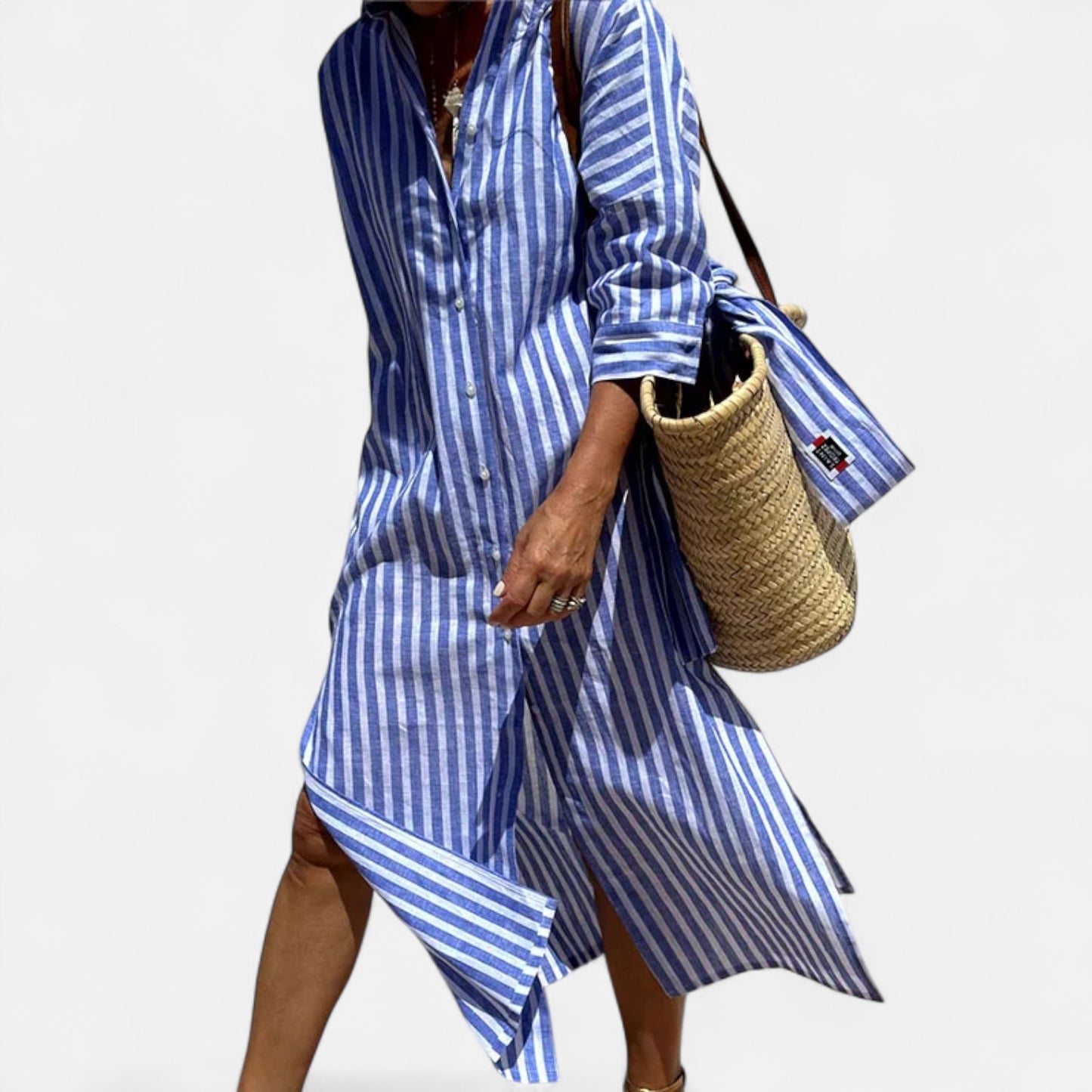Élané | Chemise de Plage Oversize pour Femme – Élégance Décontractée, Fraîcheur Estivale