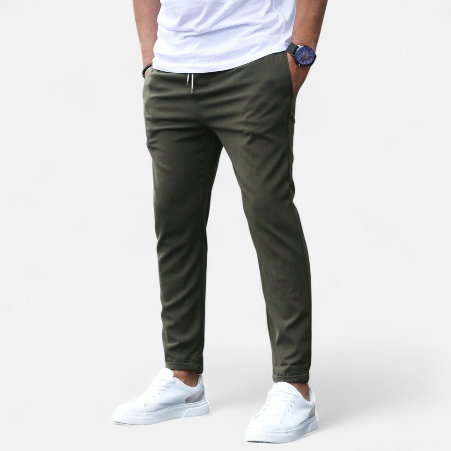Élané | Pantalon Jogger Ajusté pour Homme – Élégance Athlétique, Confort Quotidien