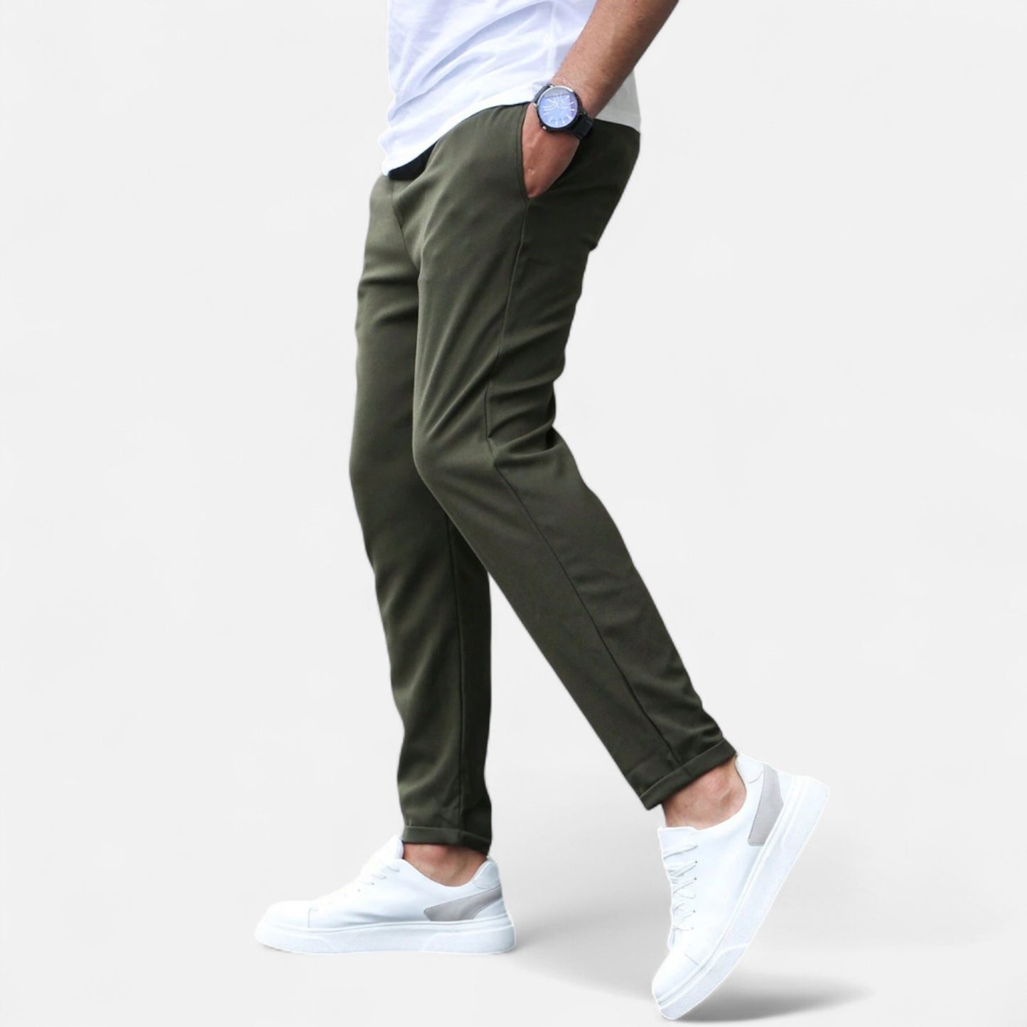 Élané | Pantalon Jogger Ajusté pour Homme – Élégance Athlétique, Confort Quotidien