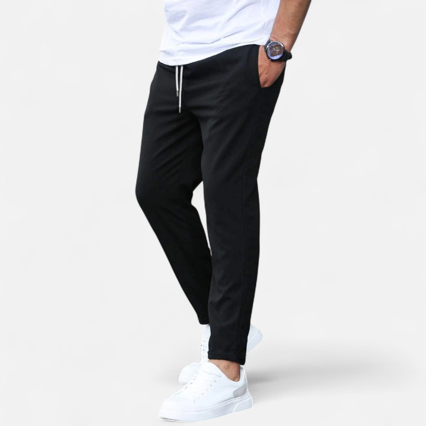 Élané | Pantalon Jogger Ajusté pour Homme – Élégance Athlétique, Confort Quotidien