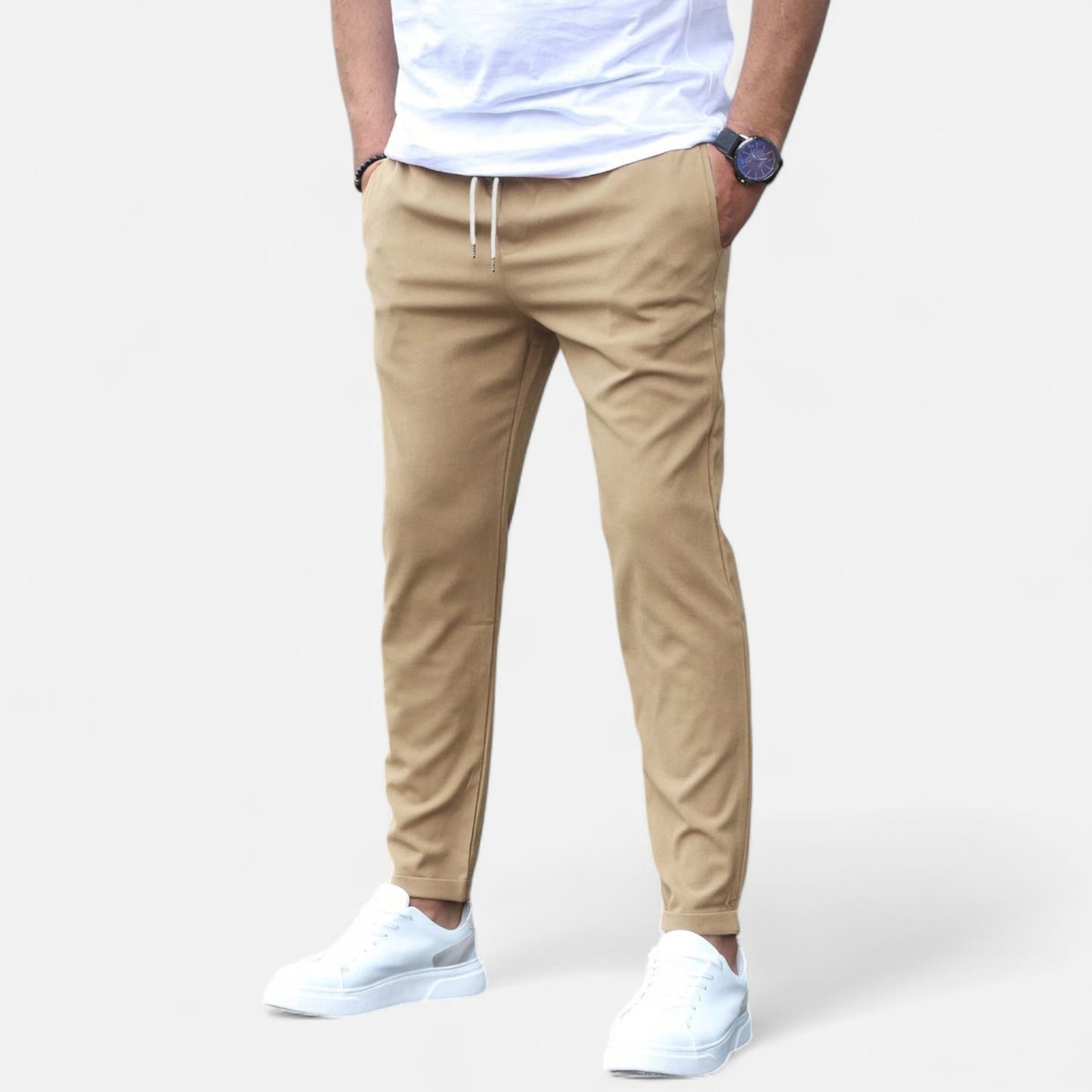 Élané | Pantalon Jogger Ajusté pour Homme – Élégance Athlétique, Confort Quotidien