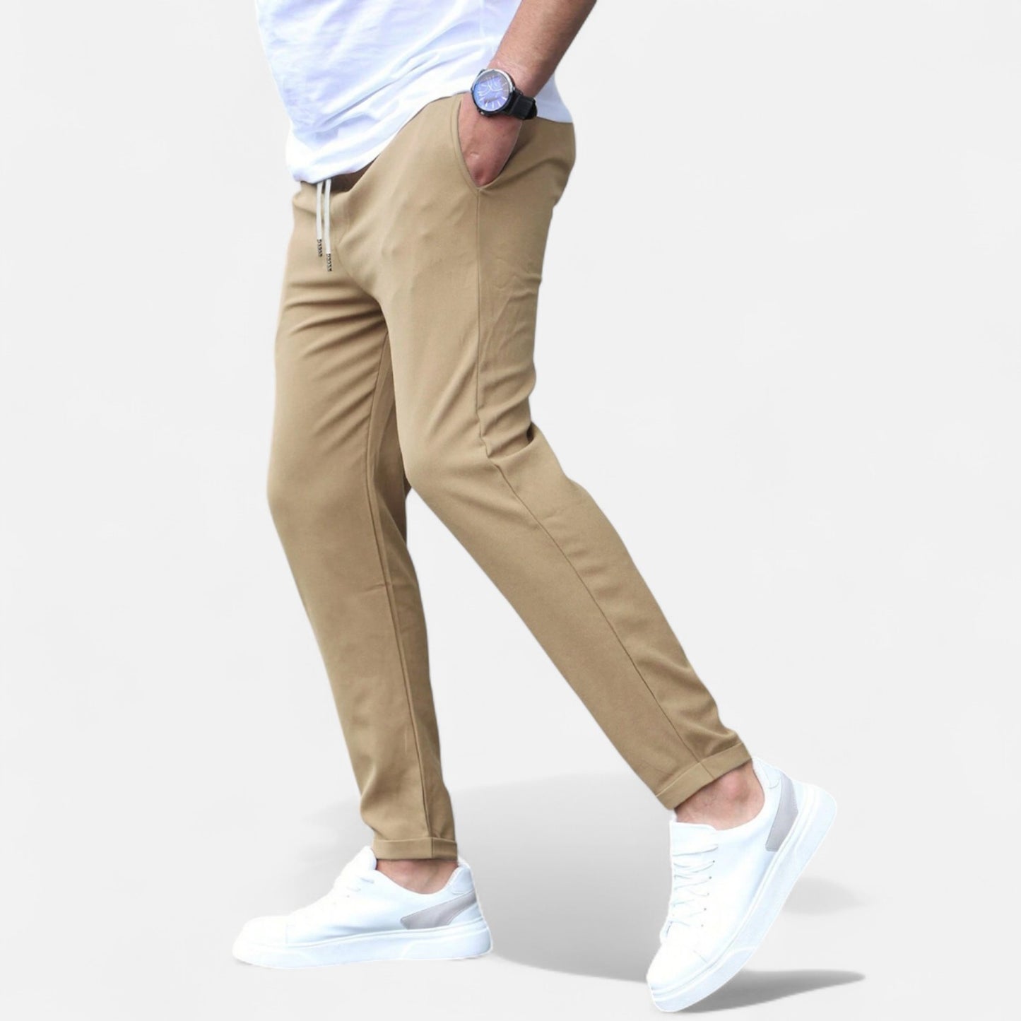 Élané | Pantalon Jogger Ajusté pour Homme – Élégance Athlétique, Confort Quotidien