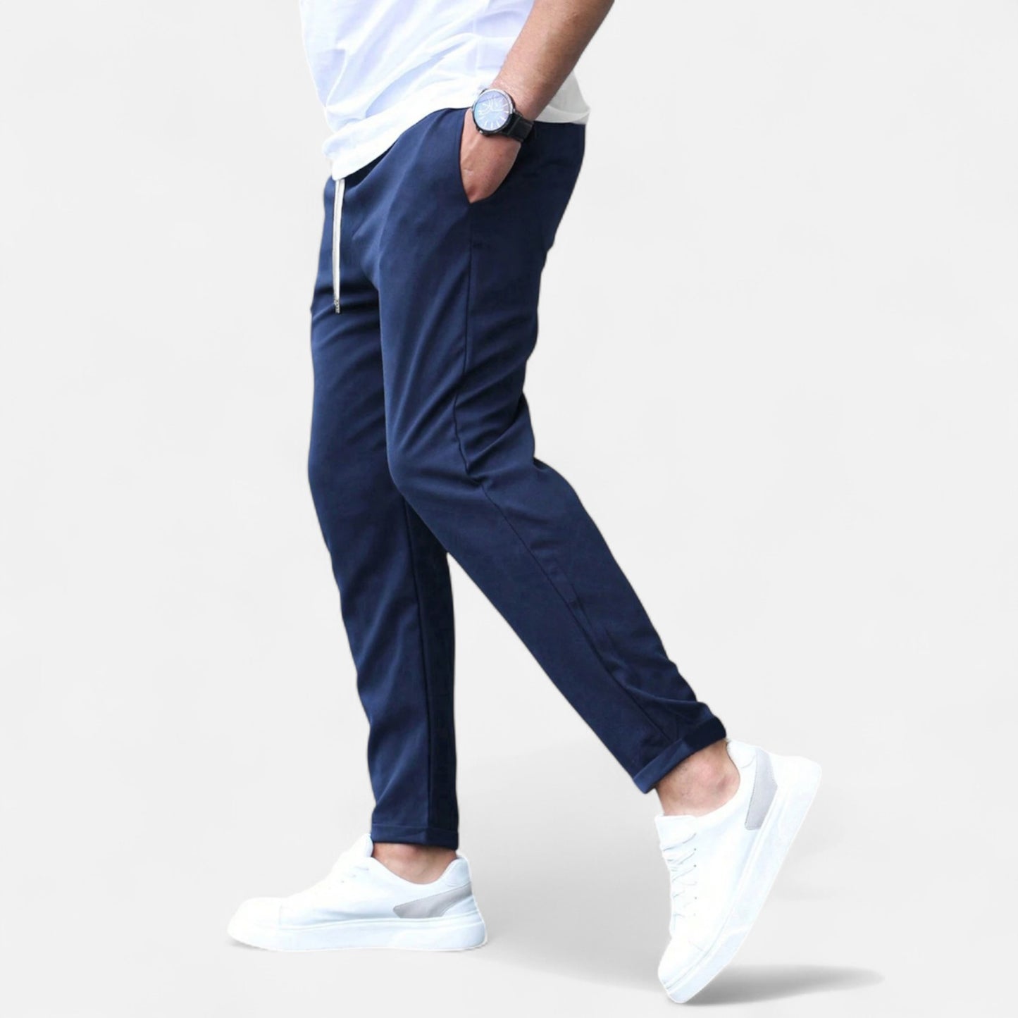 Élané | Pantalon Jogger Ajusté pour Homme – Élégance Athlétique, Confort Quotidien