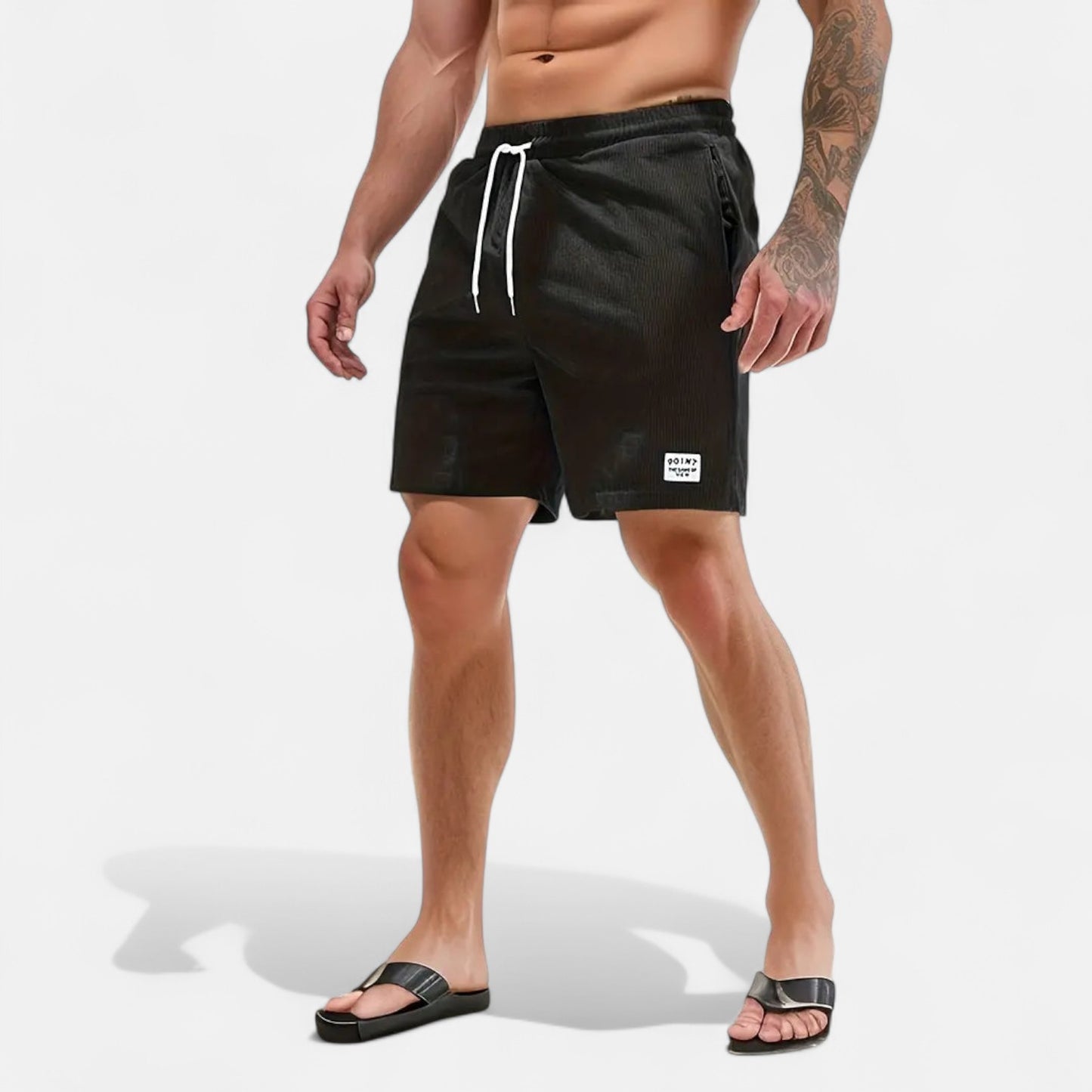 Élané | Short Léger pour Homme – Fraîcheur Estivale, Élégance Décontractée