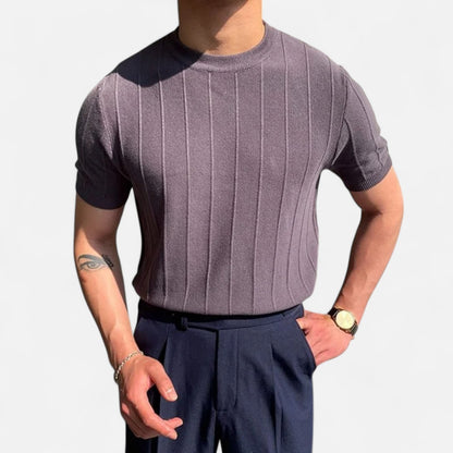 Élané | Haut Homme Slim Extensible en Tricot – Élégance Ajustée, Confort Moderne