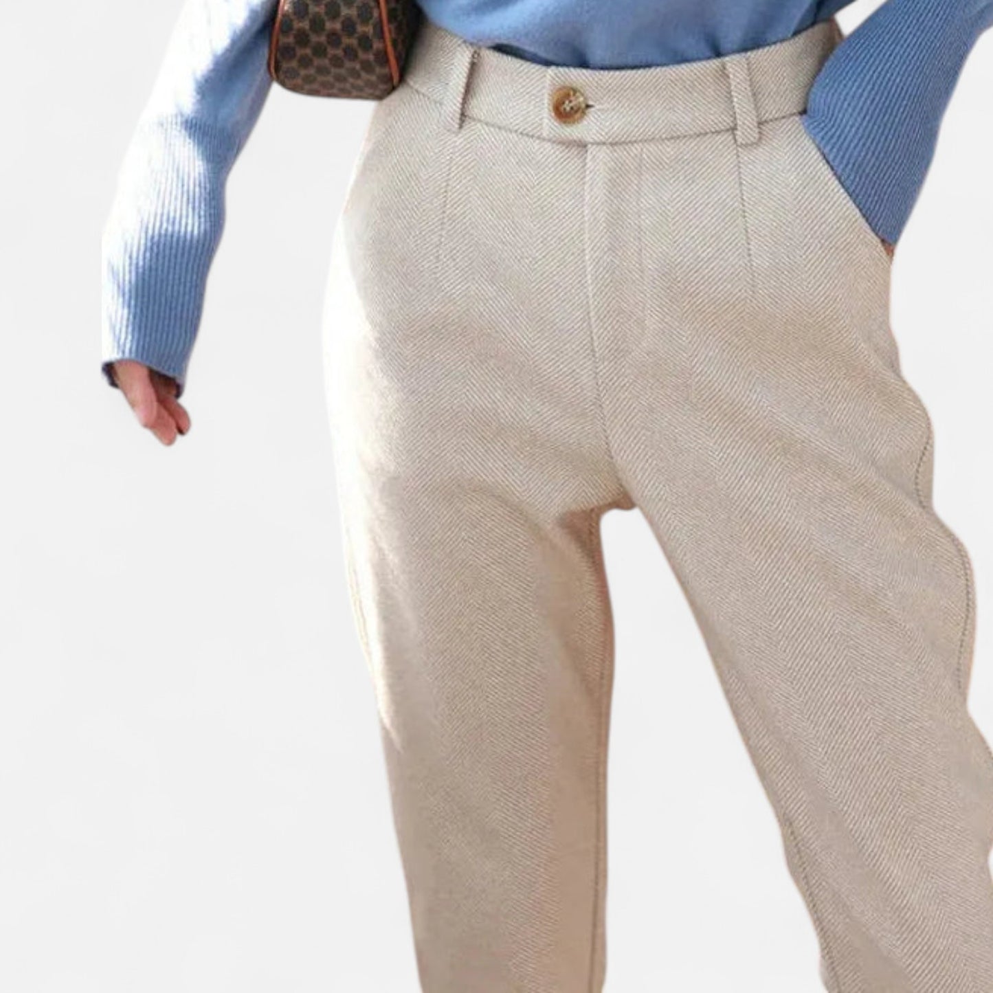 Élané | Pantalon Ajusté Décontracté pour Homme – Élégance Moderne, Confort Quotidien