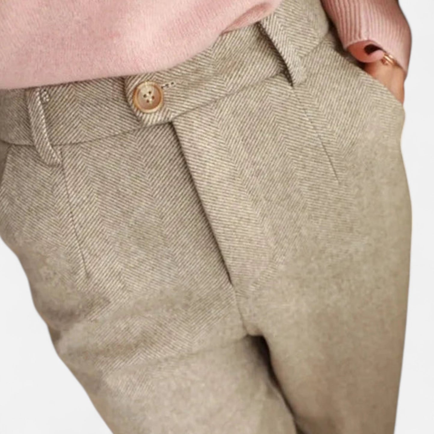 Élané | Pantalon Ajusté Décontracté pour Homme – Élégance Moderne, Confort Quotidien