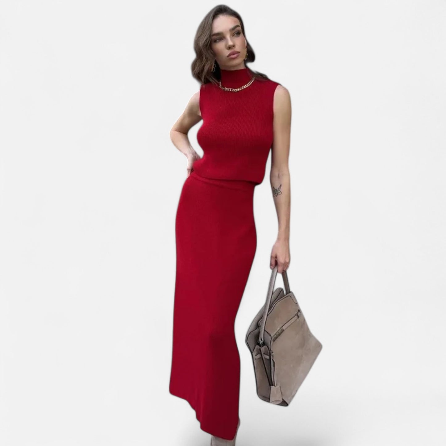 Élané | Ensemble Deux Pièces Élégant pour Femme – Sophistication Contemporaine, Charme Intemporel